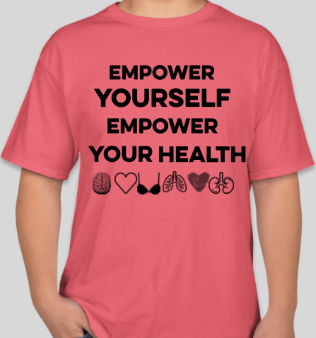 The Politicrat Daily Podcast Health And Self Empowerment charisma coral unisex t-shirt