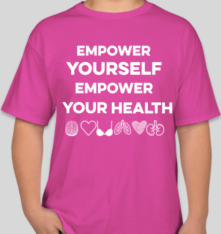 The Politicrat Daily Podcast Health And Self Empowerment pink unisex t-shirt