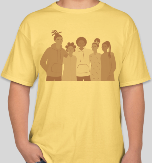 The Politicrat Daily Podcast Fam Series yellow unisex t-shirt