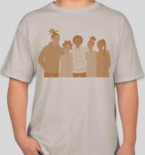 Load image into Gallery viewer, The Politicrat Daily Podcast Fam Series sand unisex t-shirt
