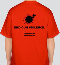 Load image into Gallery viewer, The Enough/End Gun Violence red t-shirt
